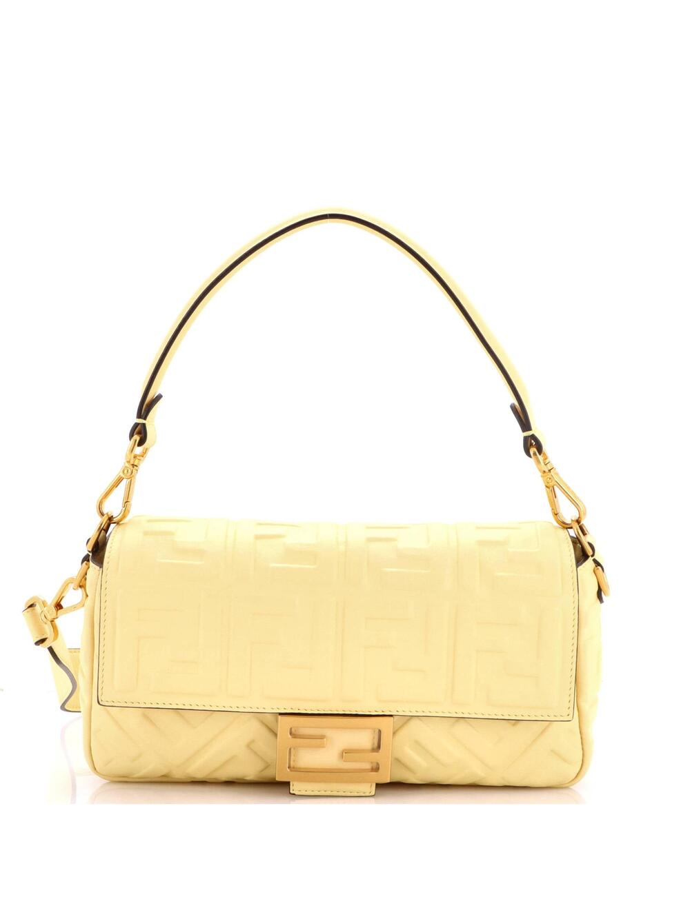 Fendi Baguette Nm Bag Zucca Embossed #369540F24B